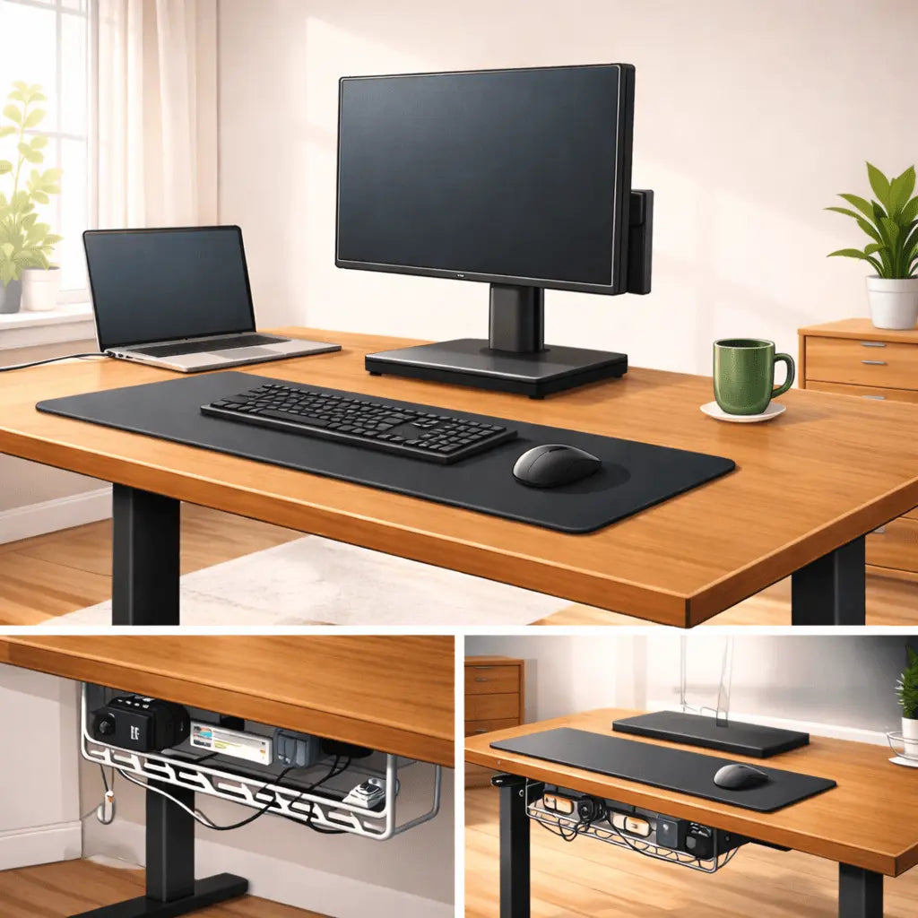 Quels accessoires pour compléter un bureau réglable ?