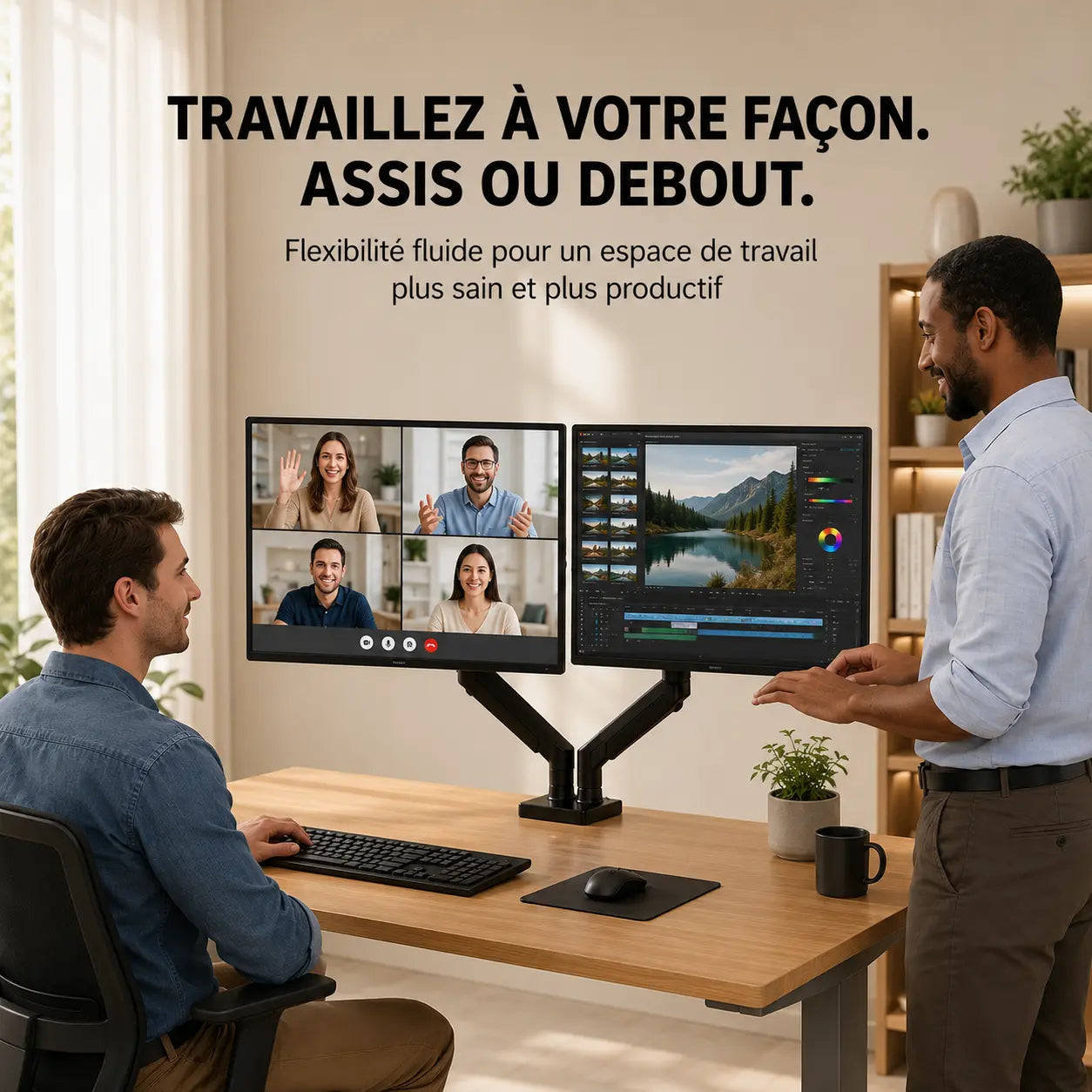Support double écran StandFlow
