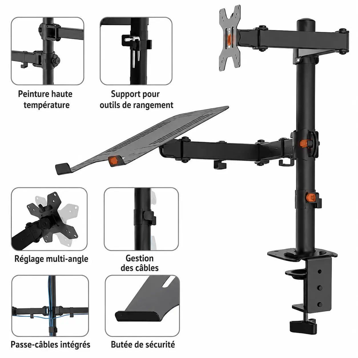 Support pour écran et PC StandFlow
