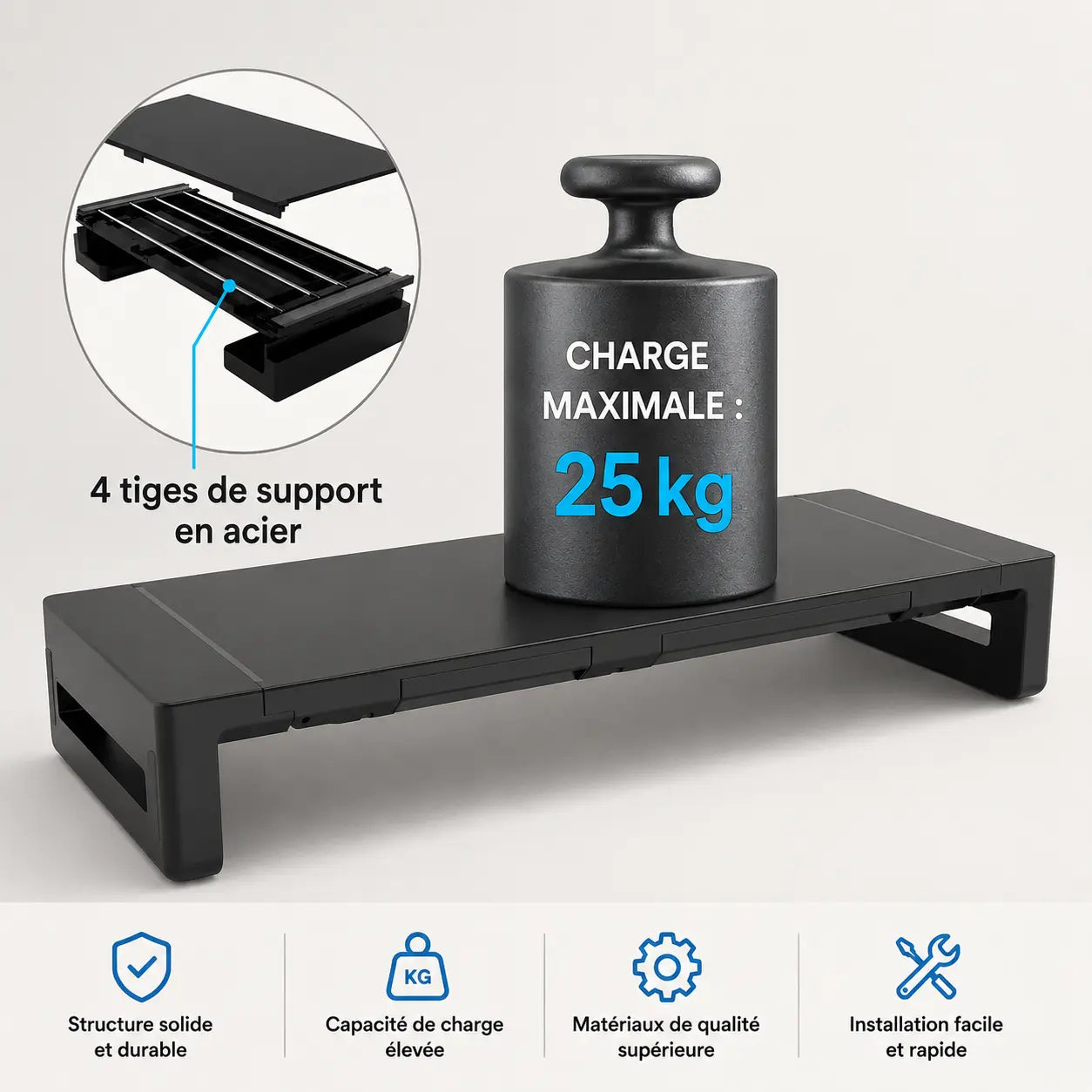 Réhausseur de bureau StandFlow