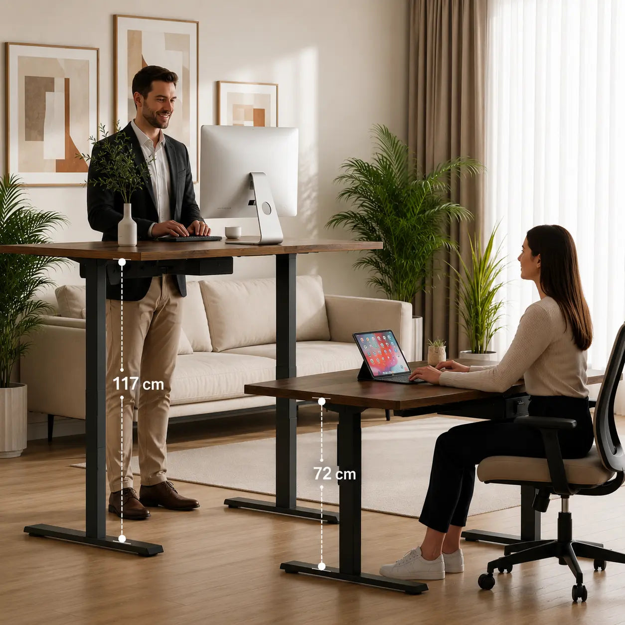 Bureau assis debout FlowMax StandFlow