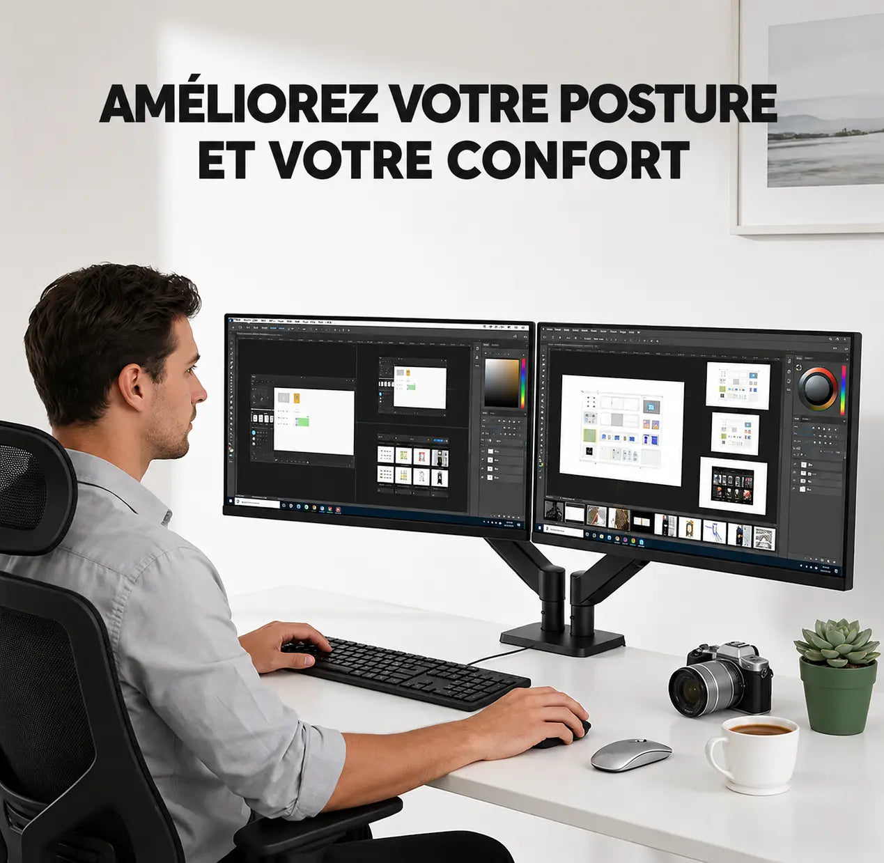 Support double écran StandFlow
