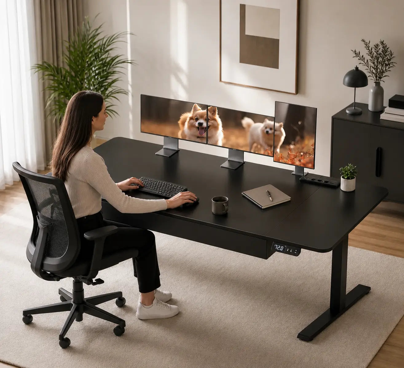 Bureau assis debout FlowMax StandFlow