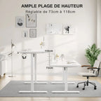 Bureau assis debout Flow a